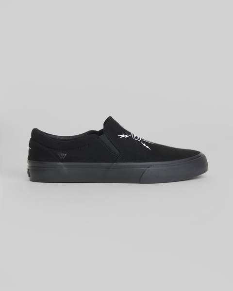 STRANGER SLIP-ON | BLACK / BLACK TEMPLETON – WARSAW LTD